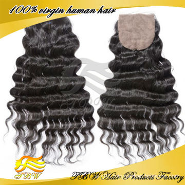 Hot sale 5a grade cheap brazilian real hair Silk Closure